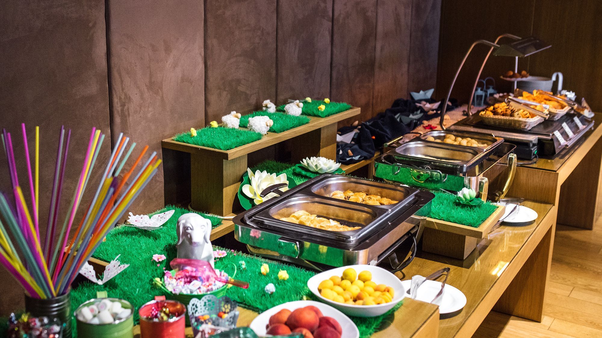 فندق وسبا Alexander Beach أليكسانثيربوليس المظهر الخارجي الصورة A buffet at a hotel